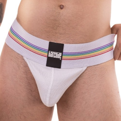 Barcode Berlin Thong Proud Boy Blanc
